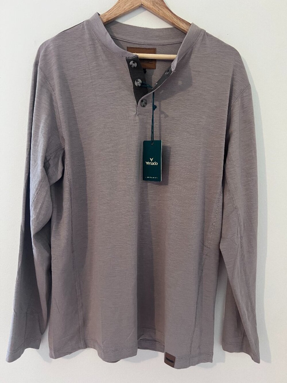 NWT Oatmeal Venado Henley Shirt